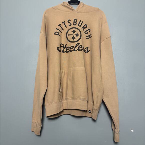 Other - NWT Pittsburgh Steelers Football Hoodie Sweatshirt Large Khaki Men’s Women’s NFL